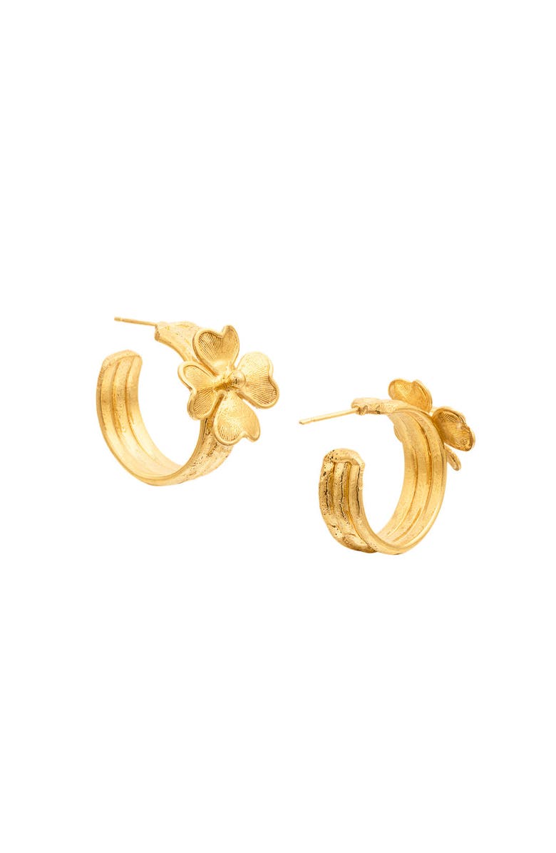 SYLVIA TOLEDANO Lucky Love Earrings, Main, color, Gold