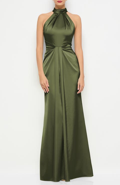 Pilar Halter Neck Gown