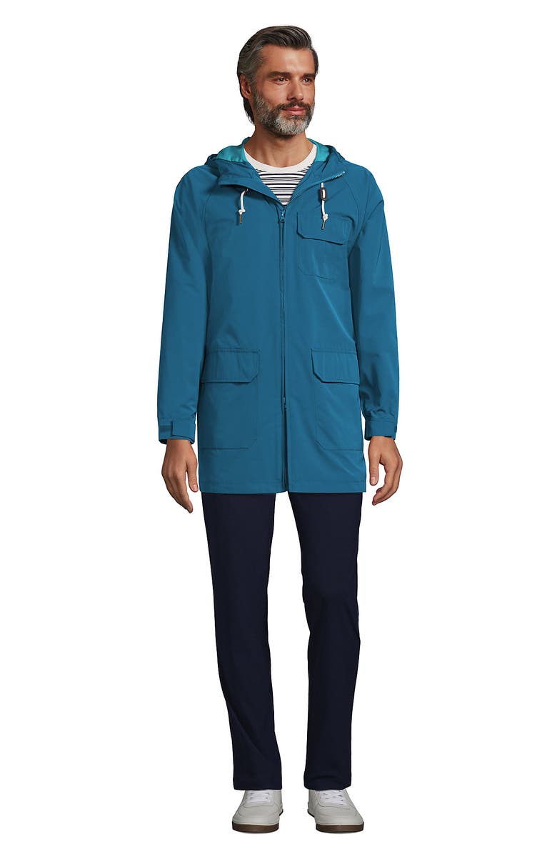 Lands' End Water Resistant Parka, Alternate, color, Dark Peacock
