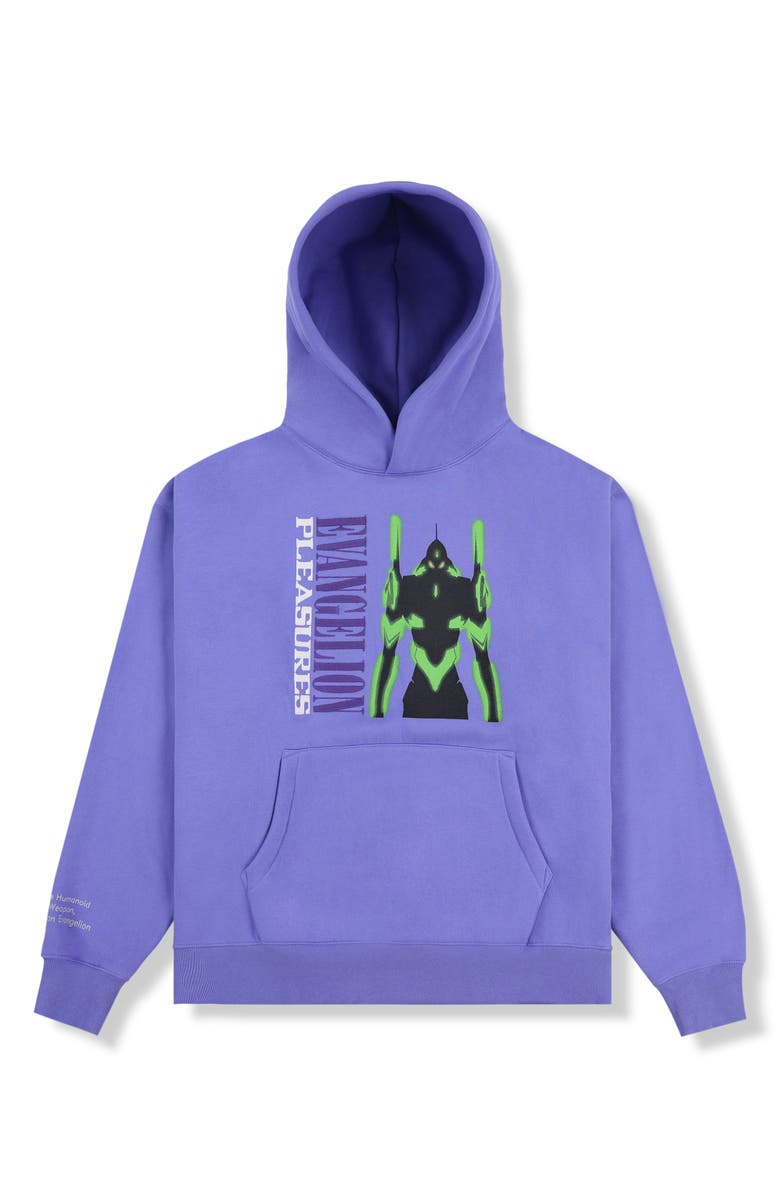 PLEASURES x Neon Genesis Evangelion Hoodie, Alternate, color, 