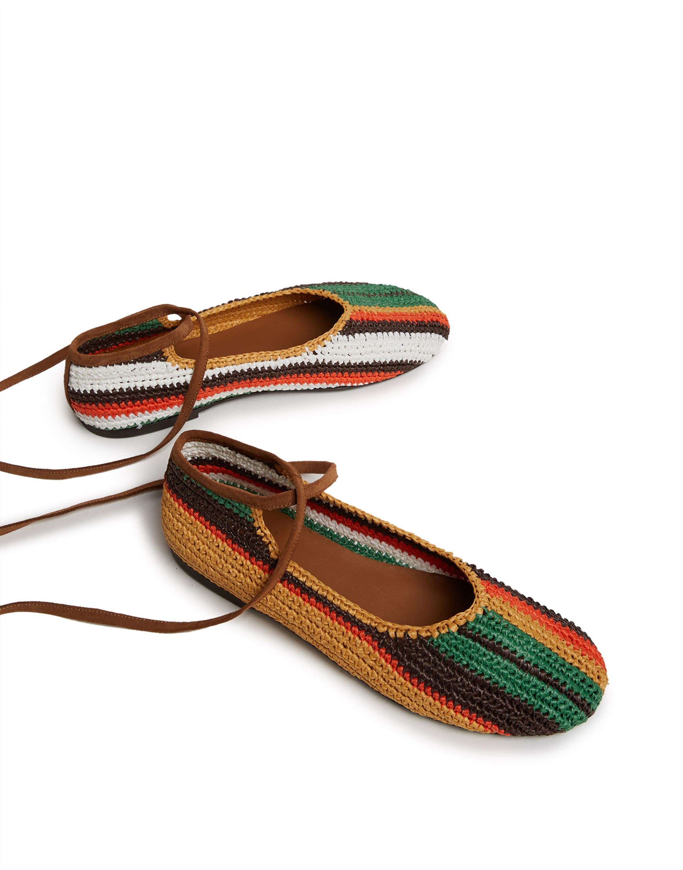 Ballerina Flats Multicolor Chocolate - image 2