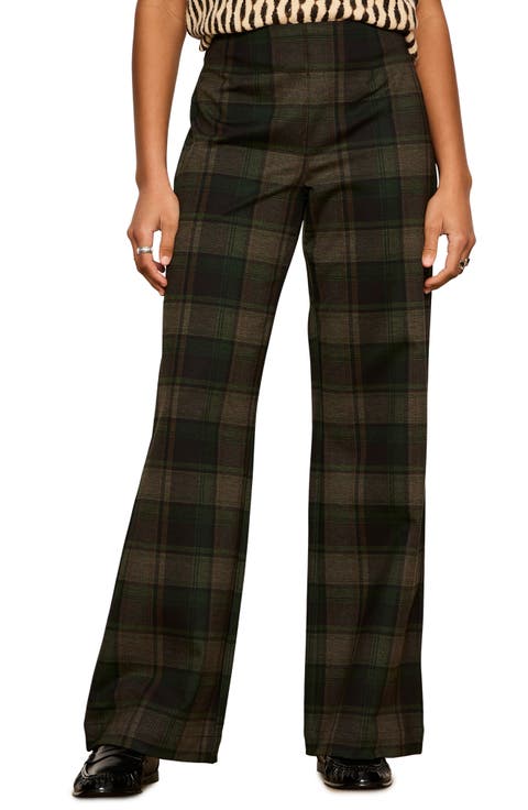 Relay Plaid Pull-On Pants