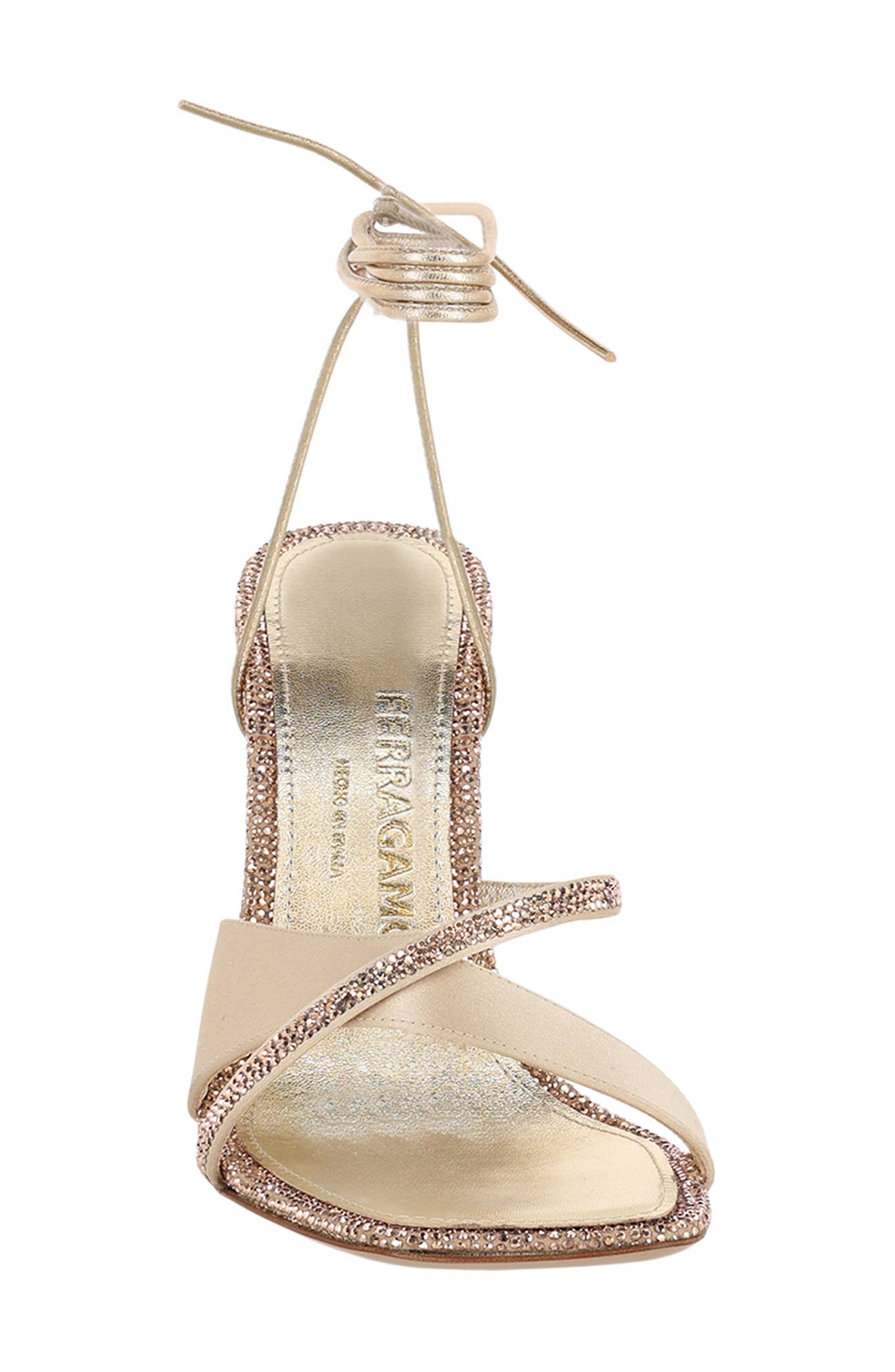 Ankle Wrap Sandal, Alternate, color, GOLD