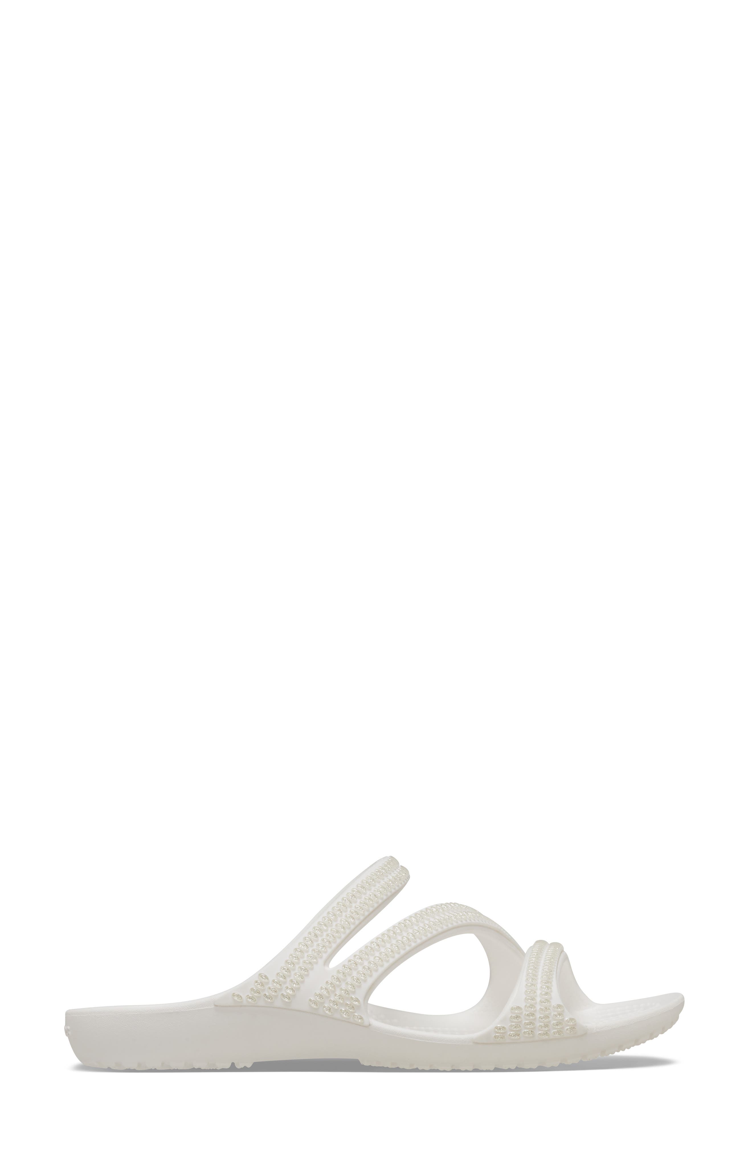 CROCS Kadee II Slide Sandal, Alternate, color, White