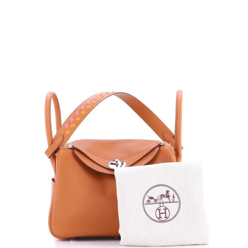 Pre-owned Hermes Hermes Lindy Bag Swift With Tressage Epsom 26 In Gold