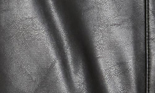 Rag & Bone Faux Leather Skirt In Black