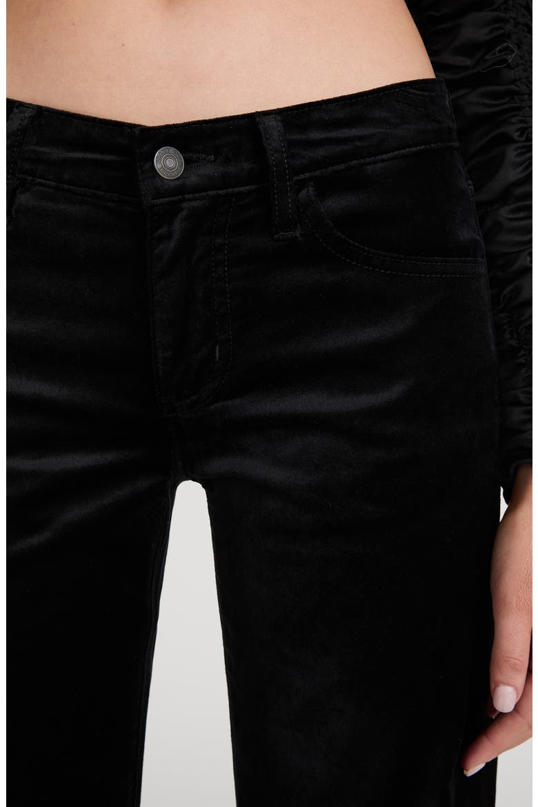 The Velvet Gray Flare Leg Jeans, Alternate, color, BLACK