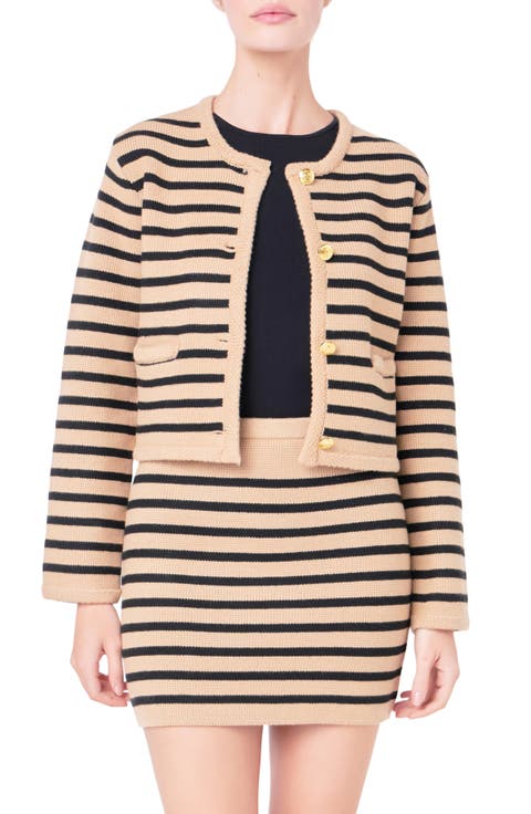 Stripe Cardigan
