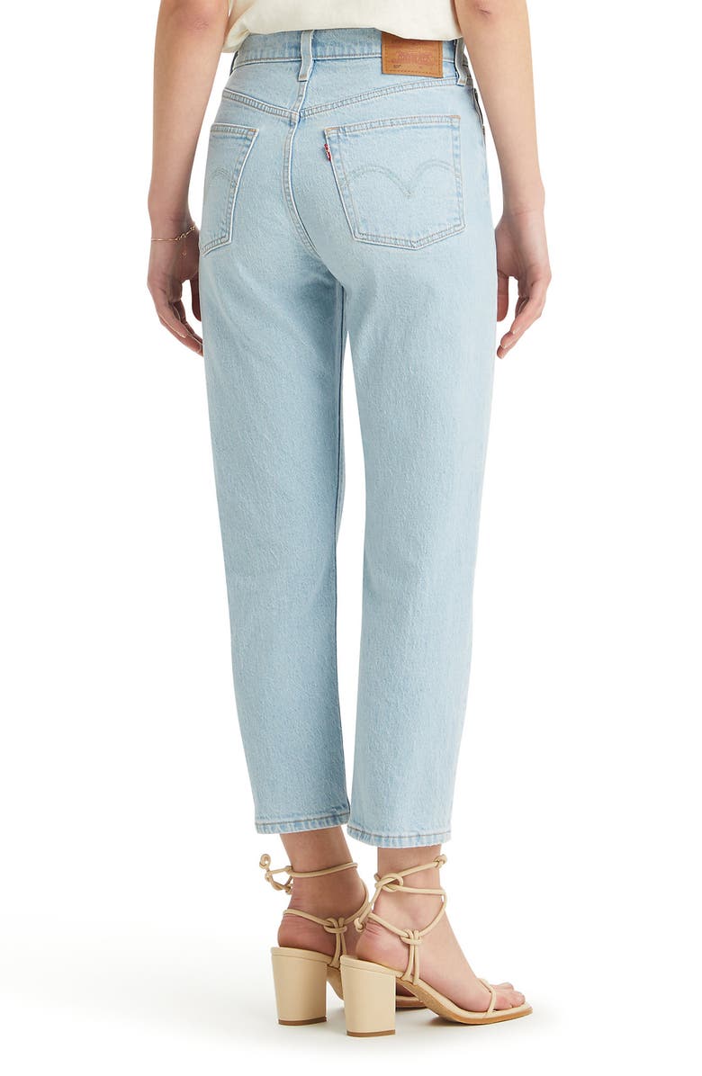 Levi's<sup>®</sup> 501<sup>®</sup> High Waist Crop Straight Leg Jeans, Alternate, color, 