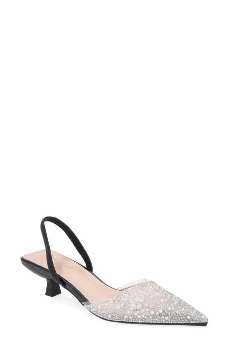 BERNESS Kitten Heel Slingback Pump