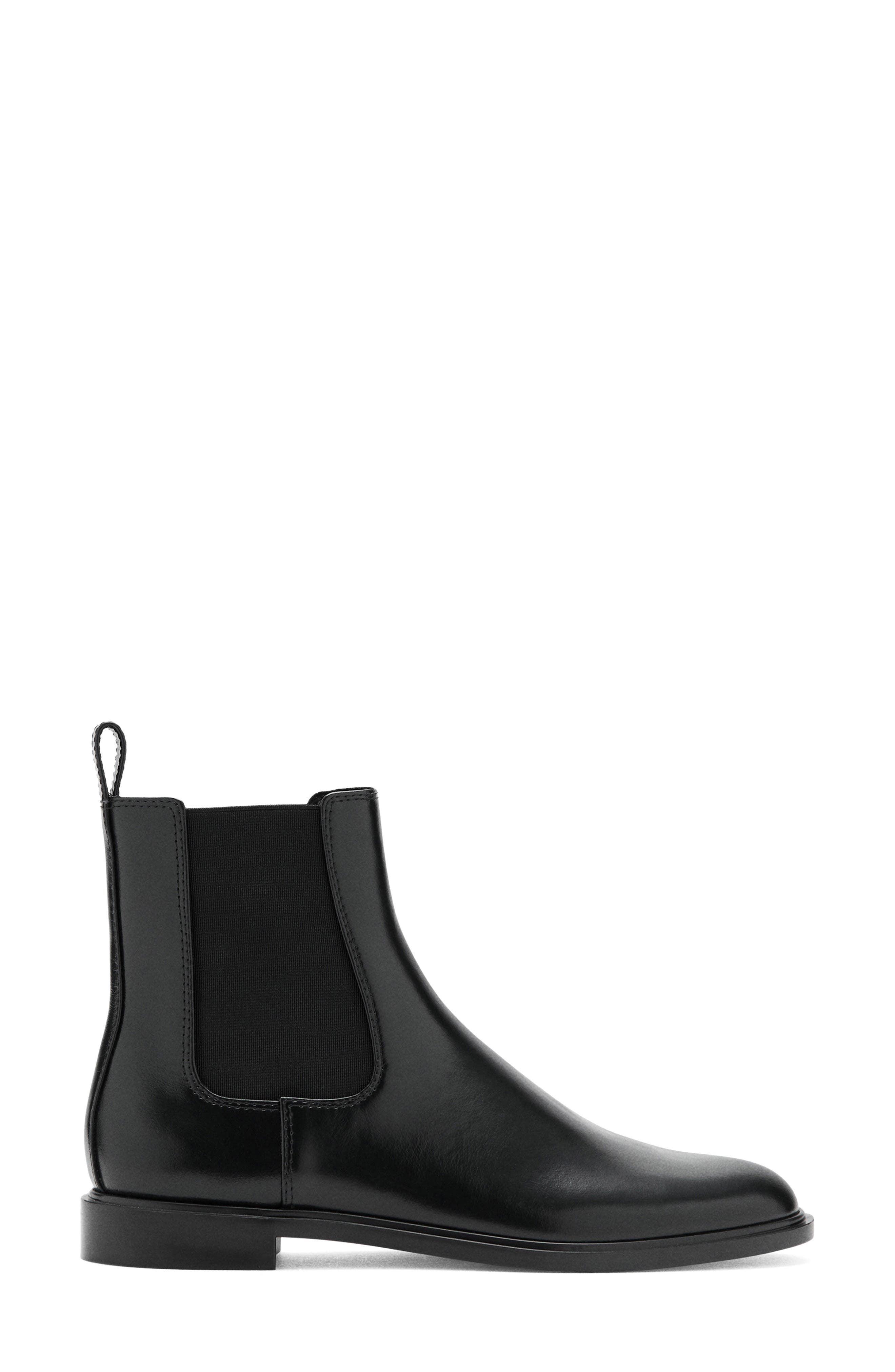MANGO Chelsea Boot, Alternate, color, Black