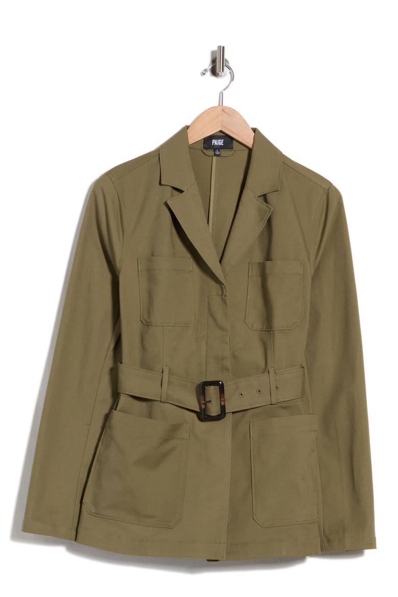Cluny Belted Utility Jacket, Main, color, OLIVE