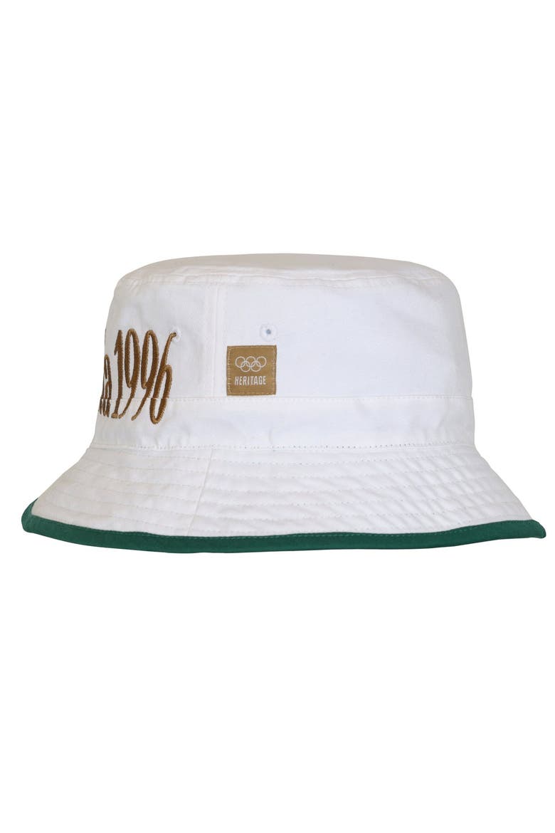 Men's Outerstuff White Atlanta 1996 Summer Olympics Reversible Bucket Hat, Alternate, color, White