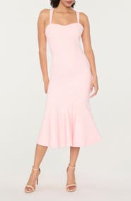 LIKELY Dalia Ruffle Hem Sleeveless Dress