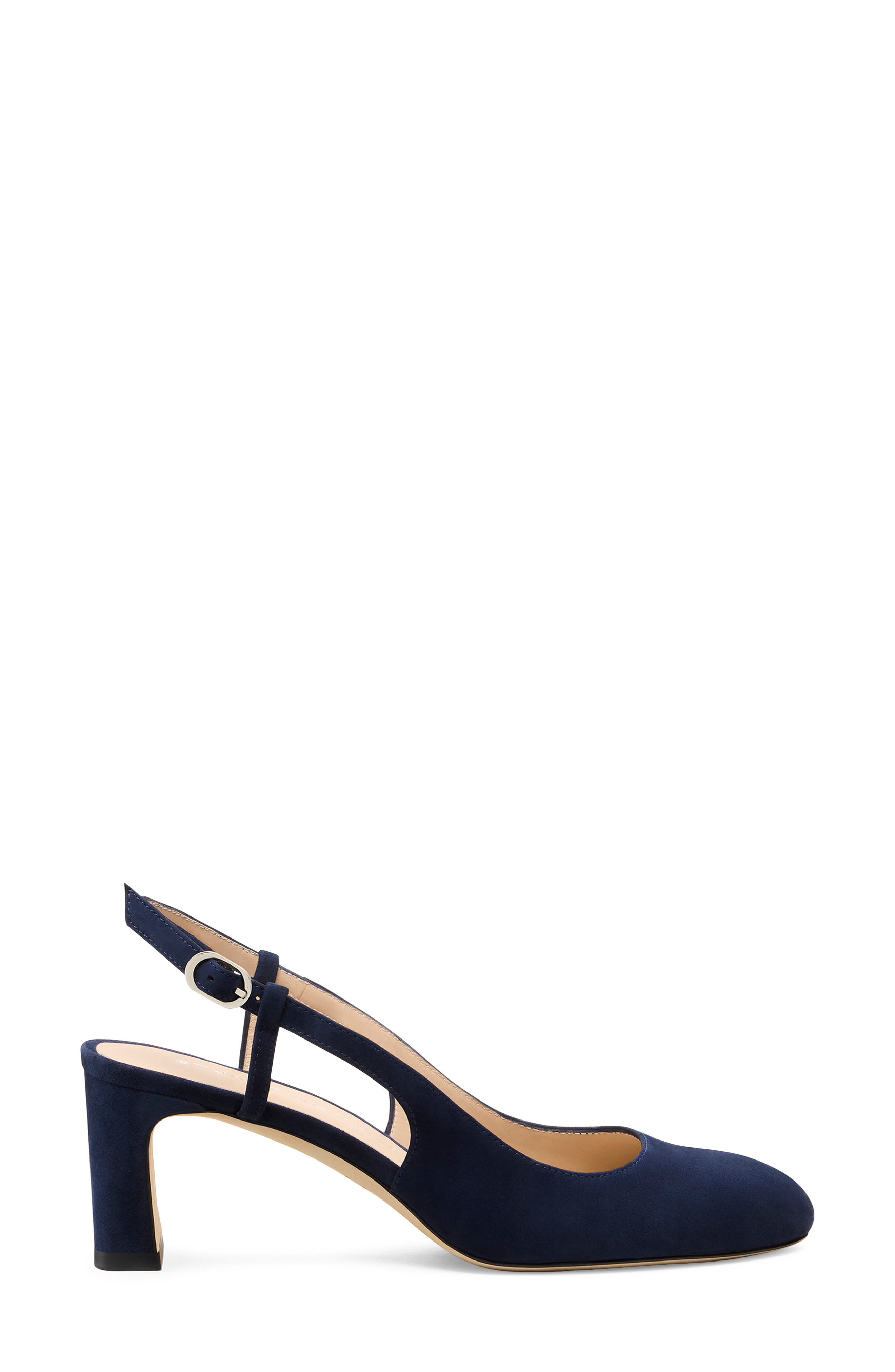 Stuart Weitzman Babette Slingback Pump, Alternate, color, Nice Blue