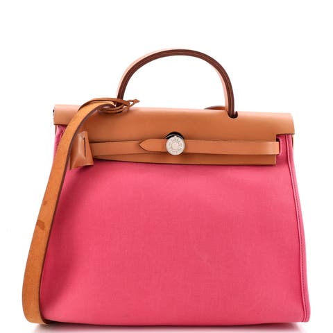 Herbag Zip Leather and Toile 31