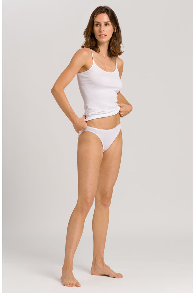 Cotton Seamless Bikinis, Alternate, color, WHITE