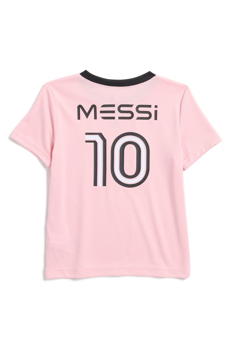 Messi Kids' Short Sleeve Top & Mesh Shorts Set, Alternate, color, 