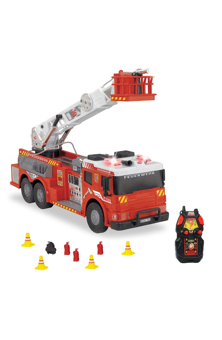 Dickie Toys HK Ltd 24" Light And Sound Rc Fire Truck, Main, color, Multicolored