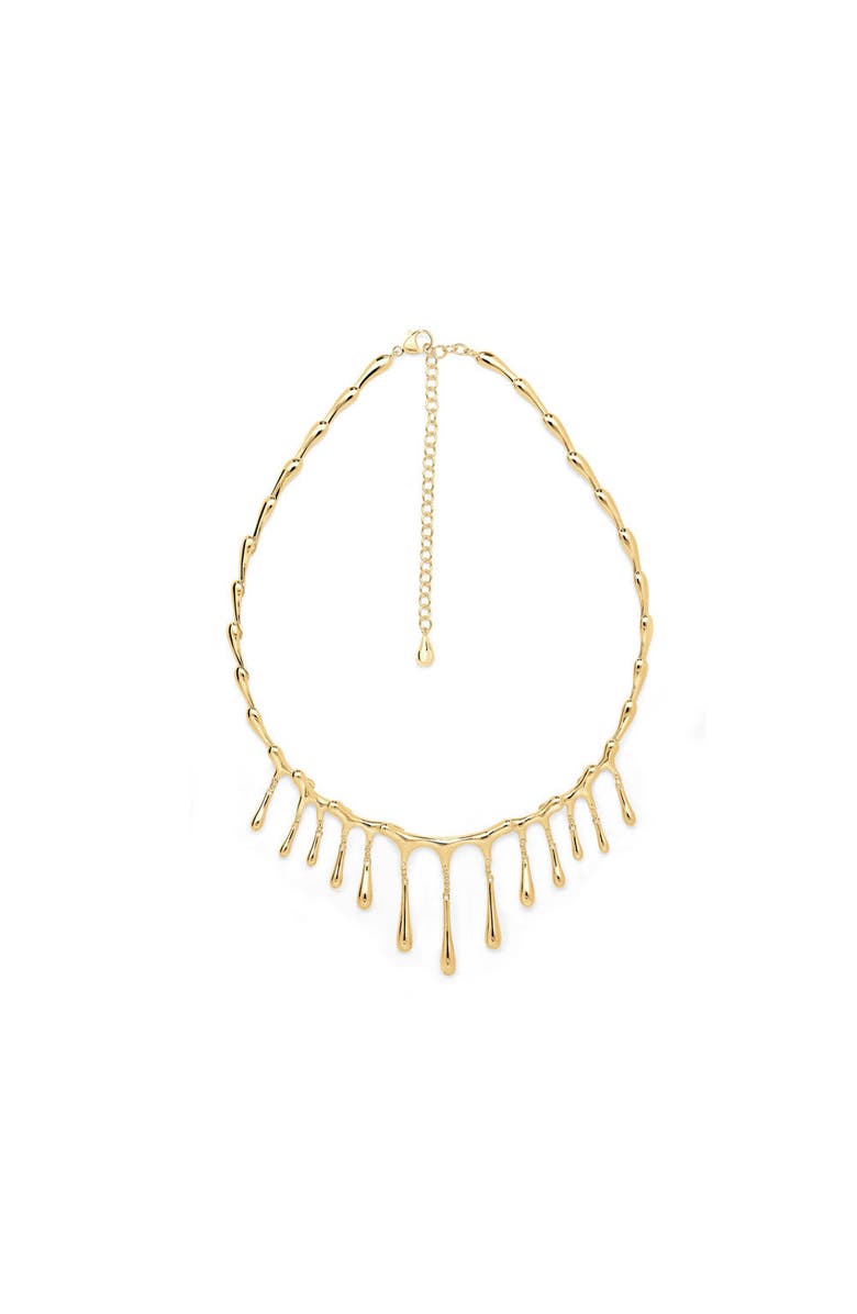 Lucy Quartermaine Short Multi Drop Necklace, Main, color, Gold