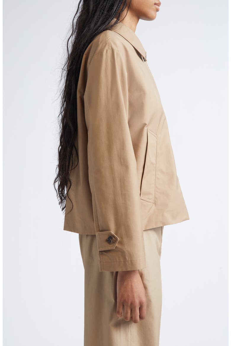 Bambola Cotton Blend Twill Trench Jacket, Alternate, color, CAMEL