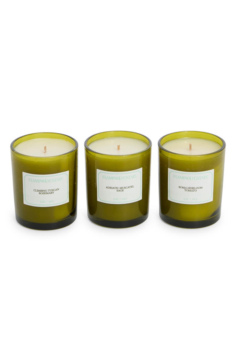 FLAMINGO ESTATE The Mini Three Sisters Candle Set, Alternate, color, Multi
