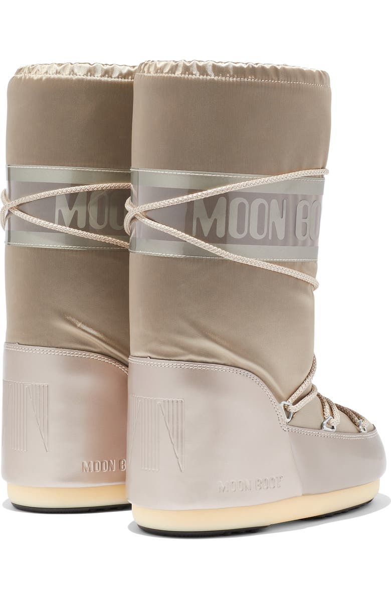 Moon Boot<sup>®</sup> Icon Glance Water Repellent Boot, Alternate, color, Platinum