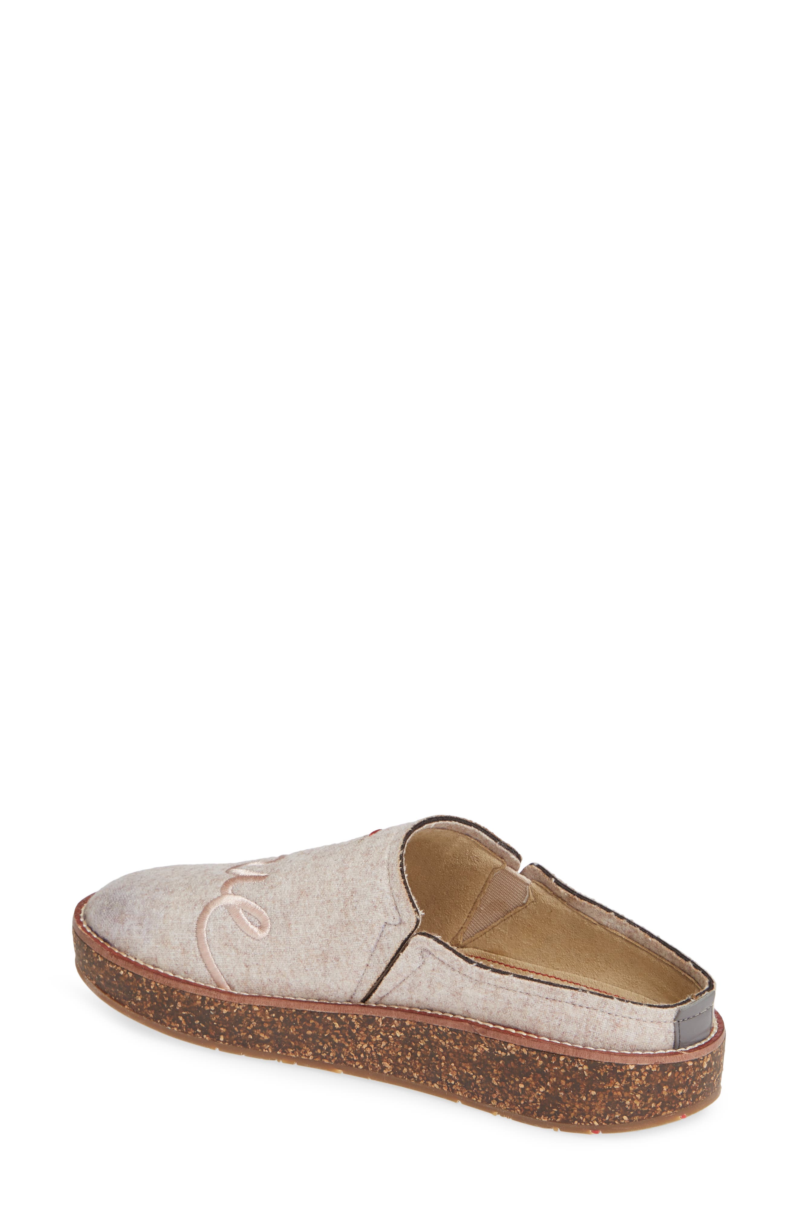 'Tillie' Scuff Slipper, Alternate, color, SALMON FABRIC