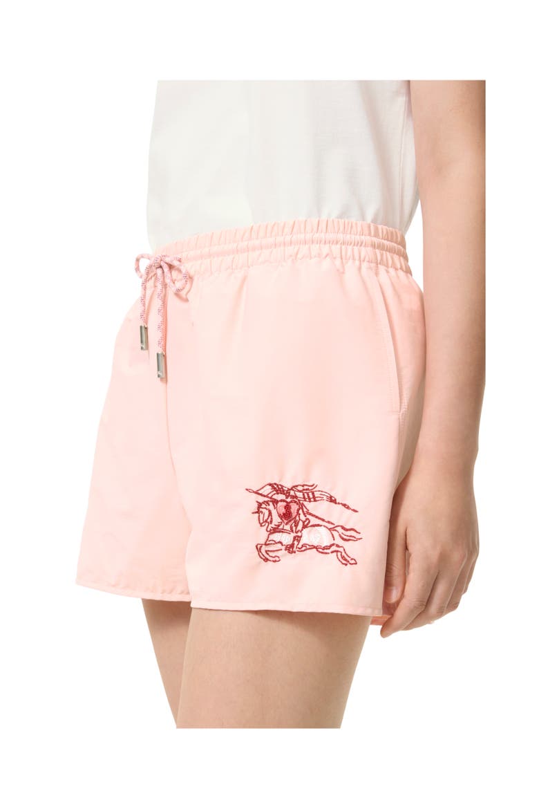 Heart Knight Stretch Nylon Shorts, Alternate, color, Compact pink
