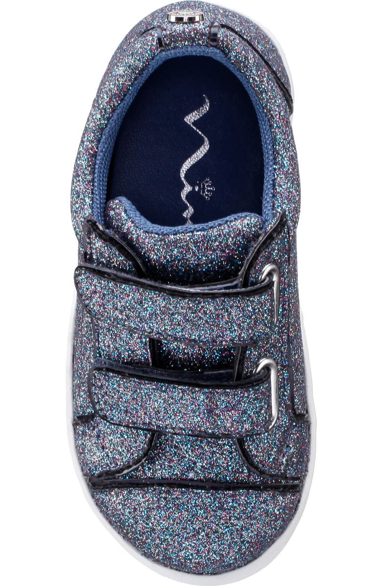 Nina Kids' Metallic Sneaker, Alternate, color, Navglt