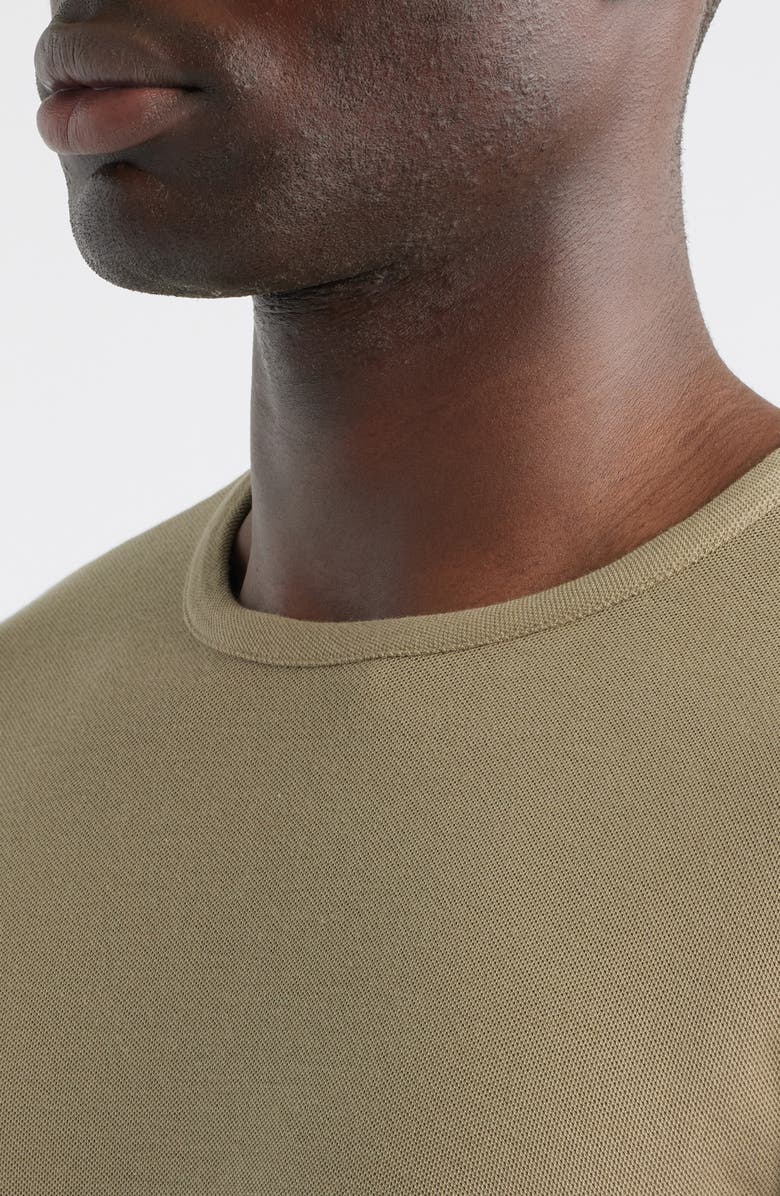 Nordstrom Short Sleeve Piqué T-Shirt, Alternate, color, Olive Mermaid