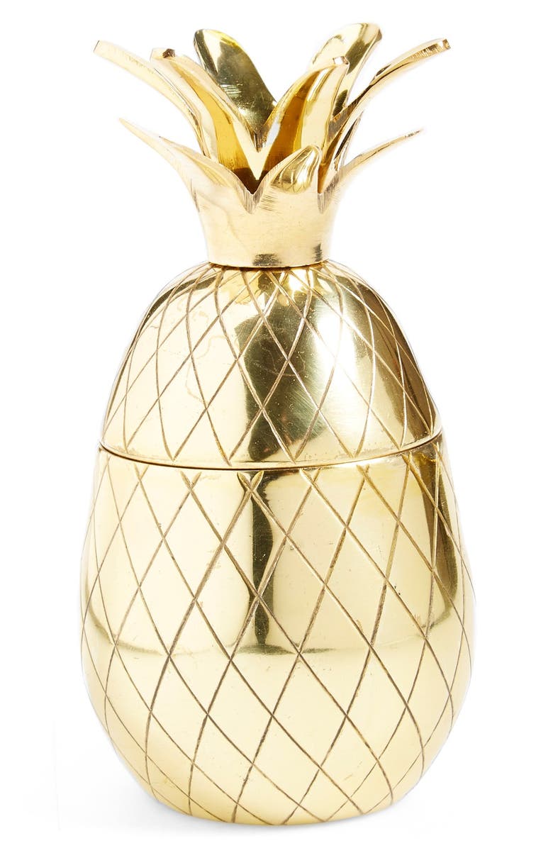 MASON SHAKER W&P DESIGN Pineapple Tumbler, Main, color,