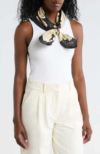 Ted Baker London Floral Print Silk Square Scarf