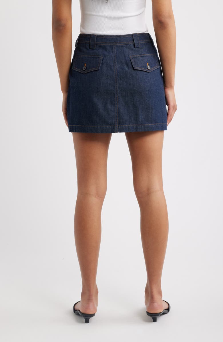 FRAME The Denim Utility Miniskirt, Alternate, color, Rinse