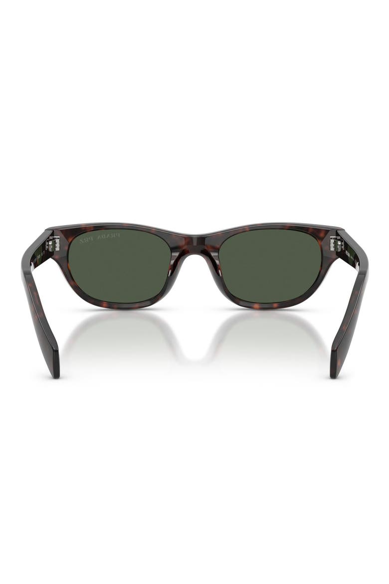 52mm Polarized Cat Eye Sunglasses, Alternate, color, HAVANA / DARK GREY POLAR
