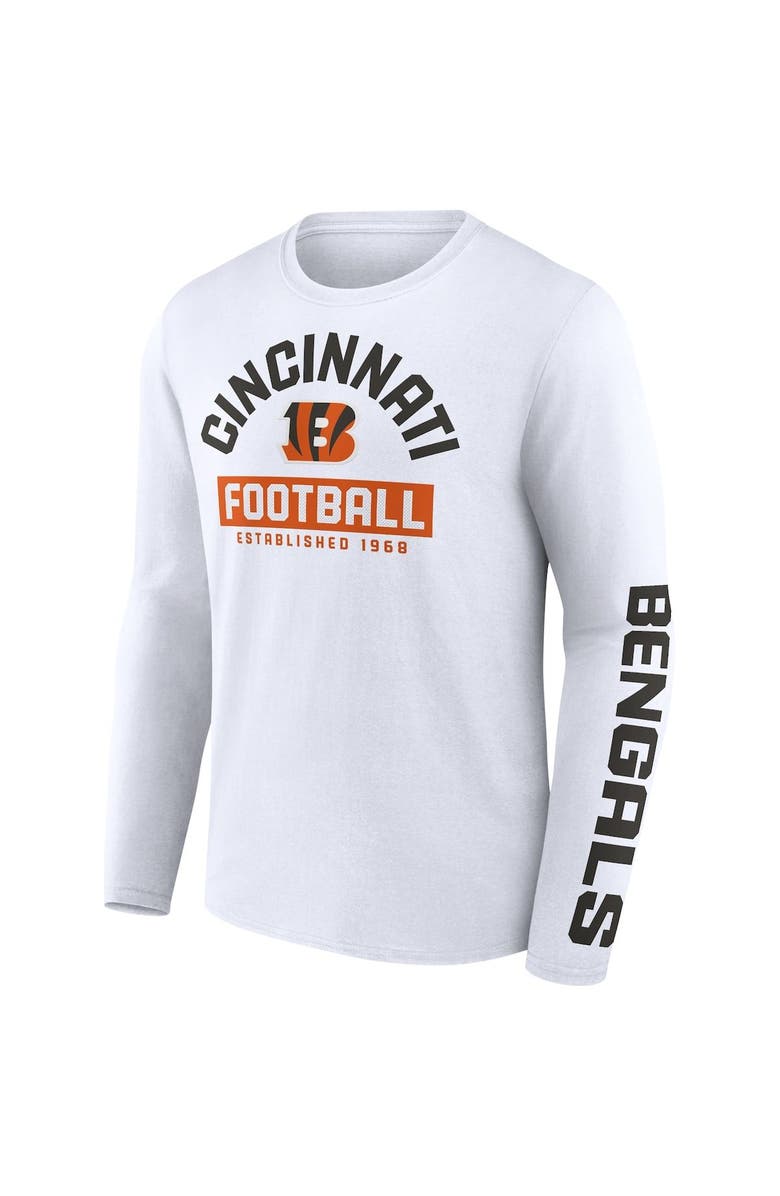FANATICS Men's Fanatics Branded White Cincinnati Bengals Long Sleeve T-Shirt, Alternate, color, 
