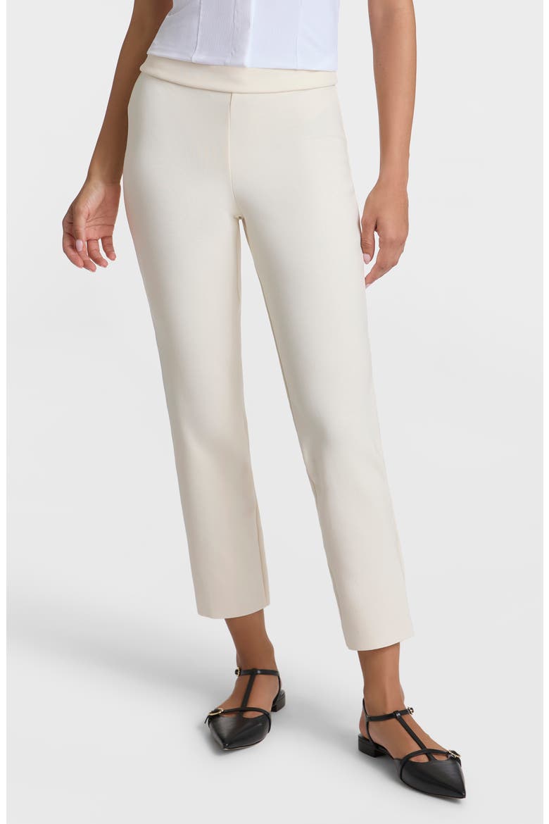 CEO 9-5 Neoprene Crop Pants, Main, color, IVORY