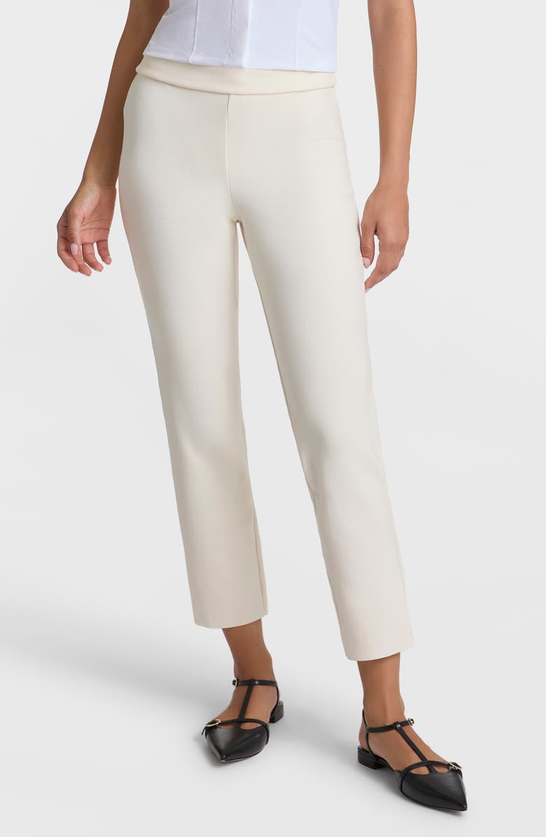 Commando CEO 9-5 Neoprene Crop Pants, Main, color, Ivory