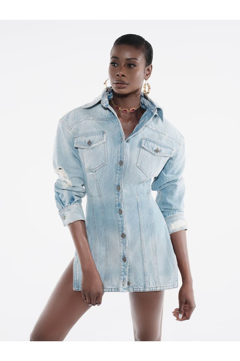 Si Si Shacket, Main, color, Blue