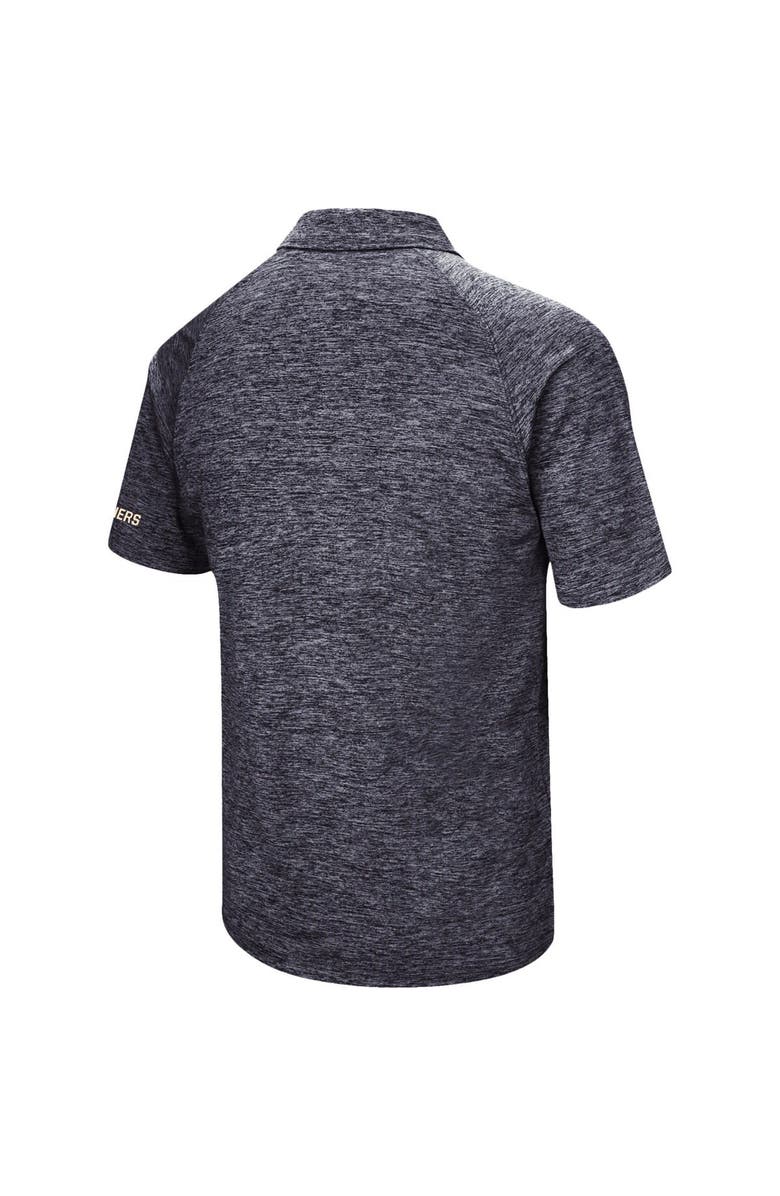 COLOSSEUM Men's Colosseum Navy Pitt Panthers Down Swing Polo, Alternate, color, Heather Navy