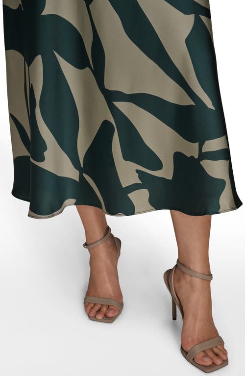 Donna Karan New York Poly Print Sleeveless Gown In Multi