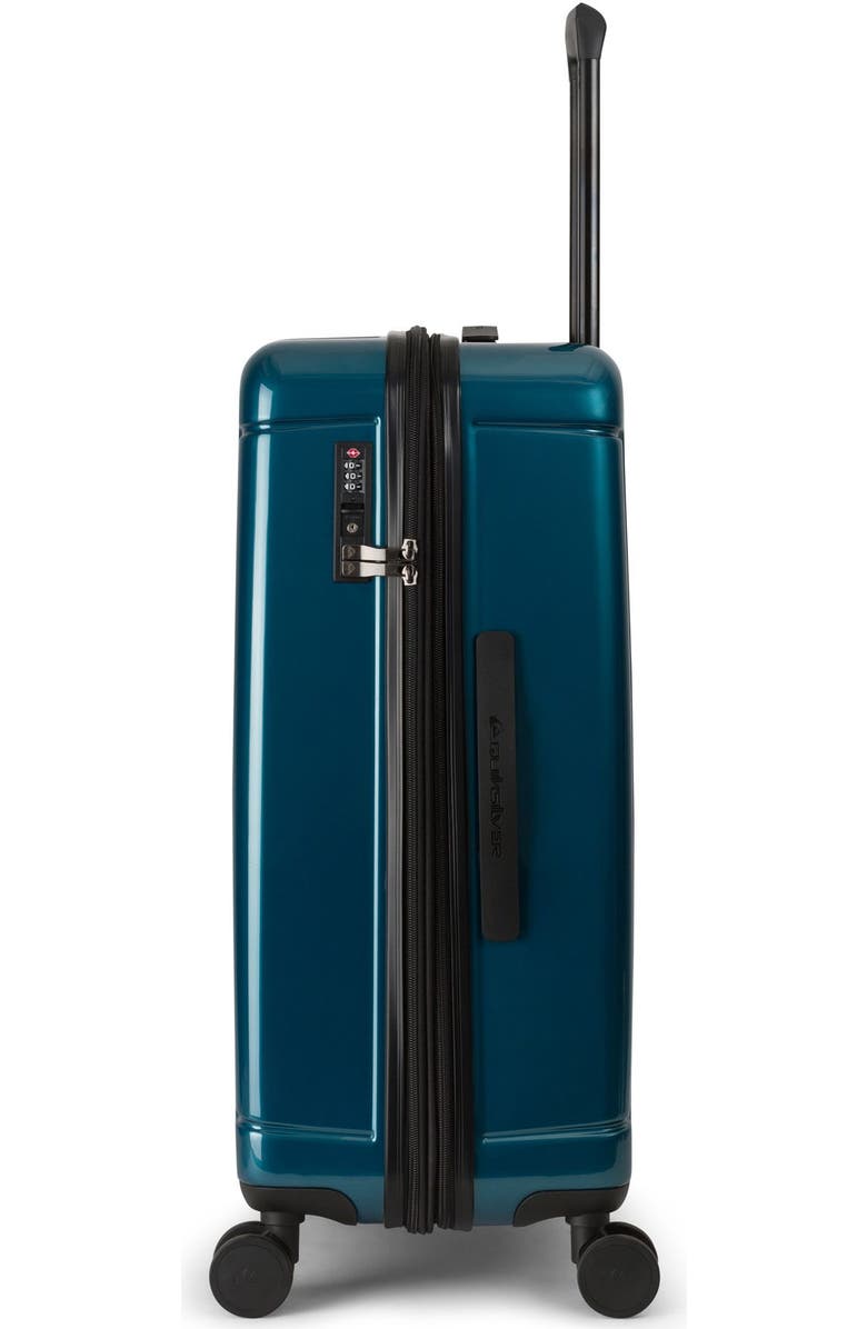 Quiksilver Malibu Suitcases PC Hardside Expandable Luggage with Spinner Wheels, 3-Piece Set, Alternate, color, Whale Blue