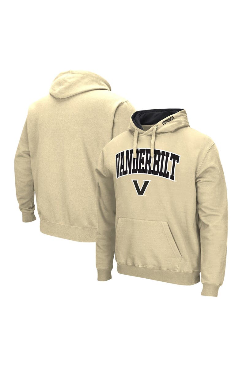 COLOSSEUM Men's Colosseum  Gold Vanderbilt Commodores Arch & Logo Pullover Hoodie, Alternate, color, Gold