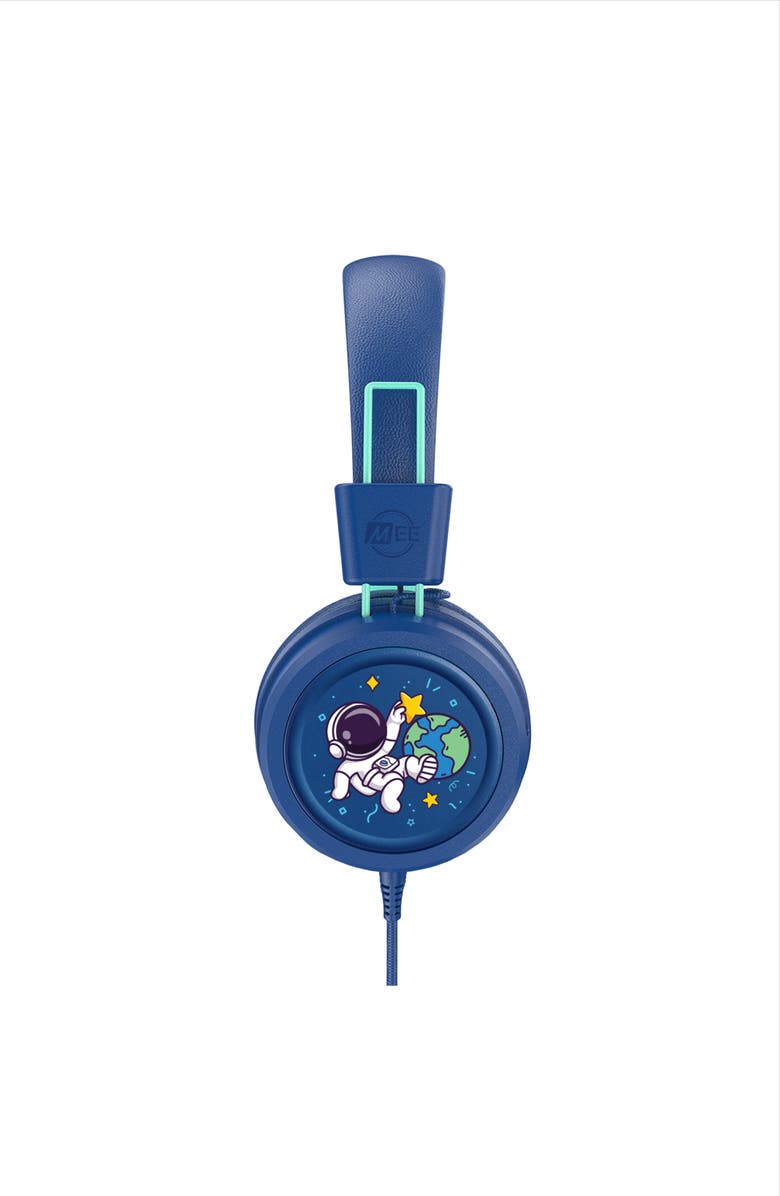 MEE audio KidJamz KJ55AUX (2 Pack) 3.5mm Safe Listening Kid's Headphones with Headset, Alternate, color, Blue