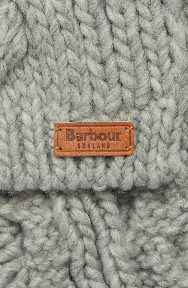 Barbour Penshaw Faux Fur Pompom Beanie & Scarf Set Gift Box, Alternate, color, 