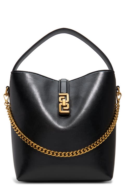 Daist Faux Leather Bucket Bag