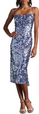 SHO by Tadashi Shoji Sequin Midi Dress