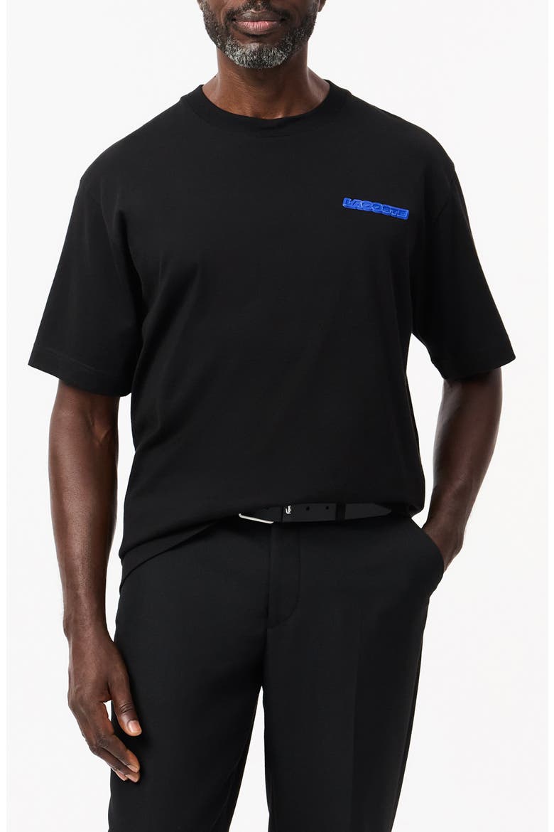 Relaxed Graphic T-Shirt, Main, color, BLACK