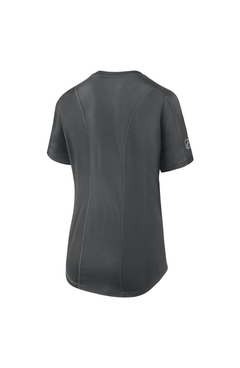 FANATICS Women's Fanatics  Gray Vegas Golden Knights Authentic Pro Rink Tech T-Shirt, Alternate, color, Gray
