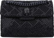 Kurt Geiger London Mini Kensington Embellished Fabric Convertible Crossbody Bag